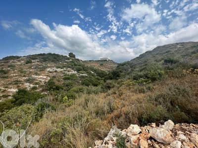 1370m2 land+open view for sale in Monsef/Jbeil-أرض للبيع في منصف جبيل