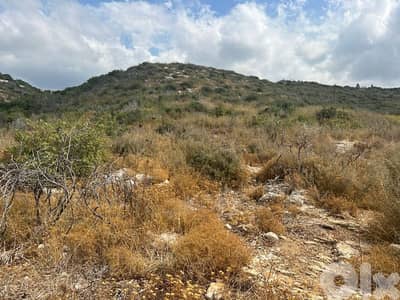 1370m2 land+open view for sale in Monsef/Jbeil-أرض للبيع في منصف جبيل
