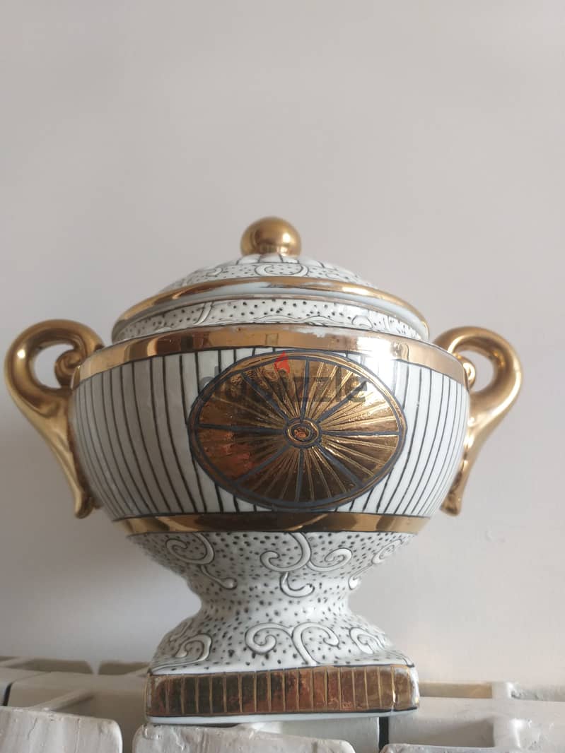 Rare Vintage Vase 1989 with Lid 6