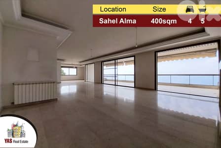 Sahel Alma 400m2 | Eye-Catching View | Flat | IV
