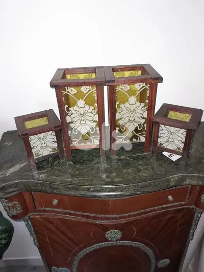 شمعدان خشب