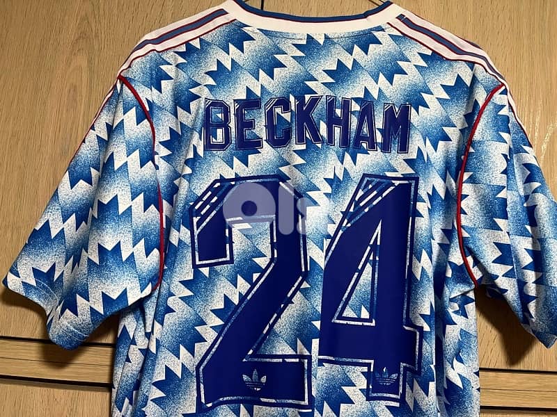 Manchester United Beckham 24 / 1994 limited edition umbro jersey 0