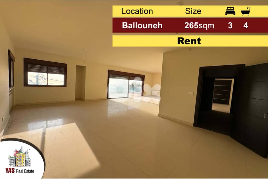 Ballouneh 265m2 | Ultra Prime Location | View | High-End | 0