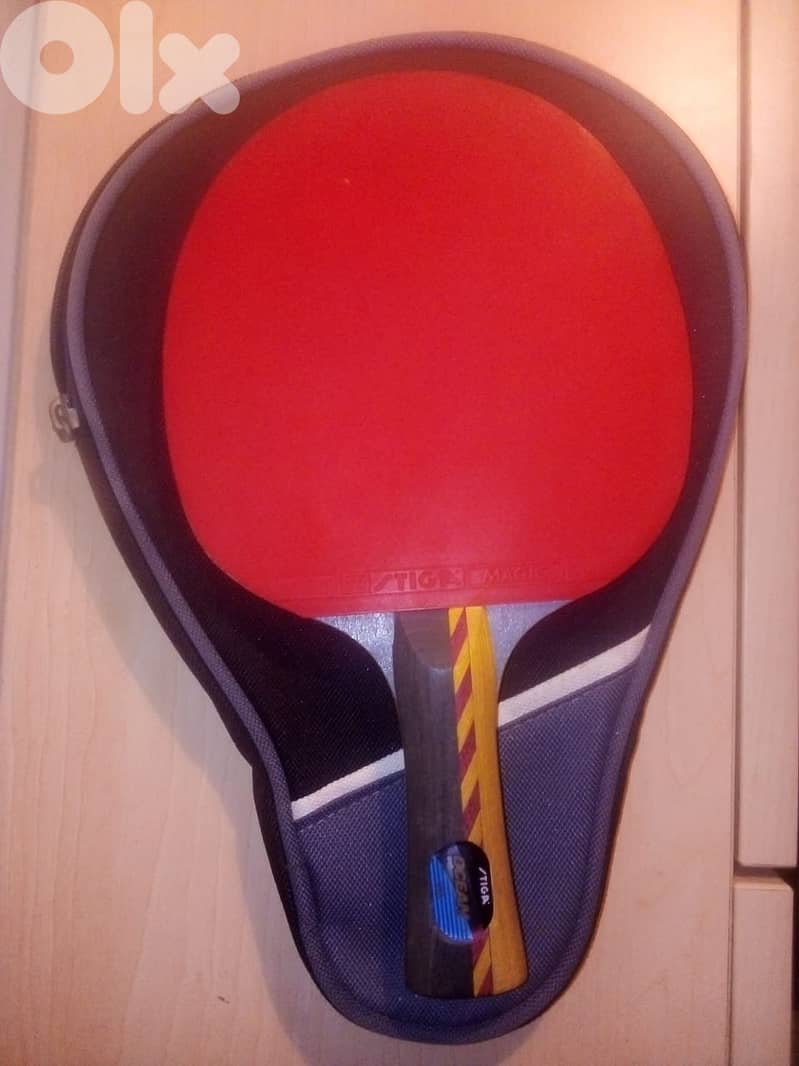 stiga magic wrb ping pong racket plus original stiga bag 0
