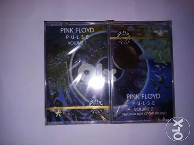 Vintage pink floyd pulse still new sealed double cassettes