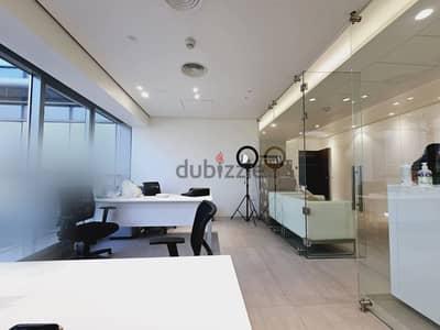 AH-HKL-101 Luxurious Furnished office in Achrafiyeh is for rent, 160m