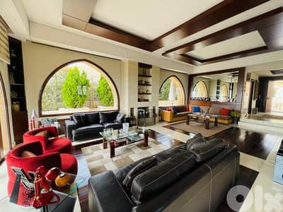 Villa for sale in Faqra/ Garden/ Furnished/ Decorated